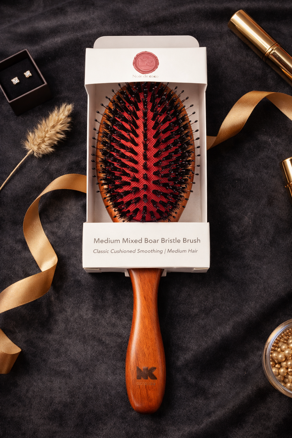 Noix de Coco Luxury Wooden Hair Brushes Collection