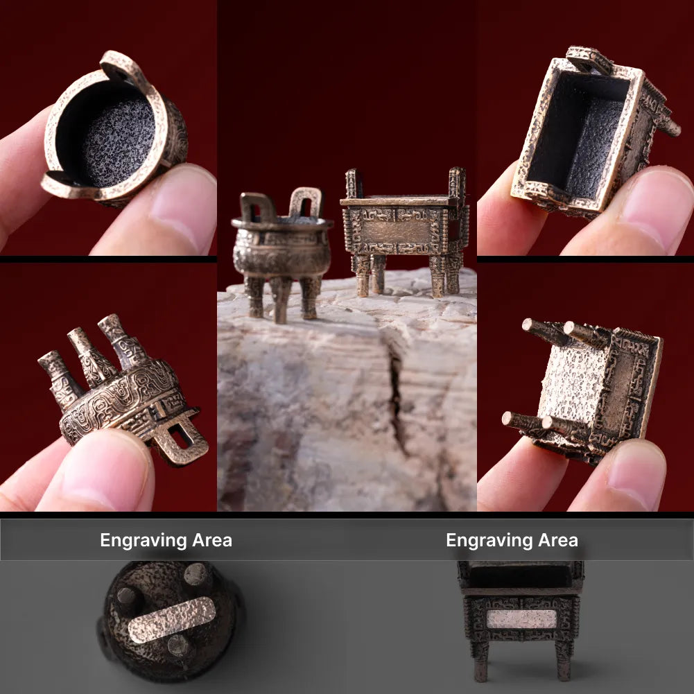 Ancient Chinese Ding Pendant image 8