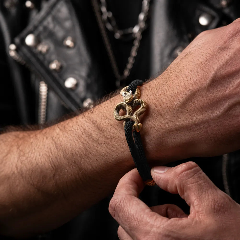 Demon Serpent Rope Bracelet image 1