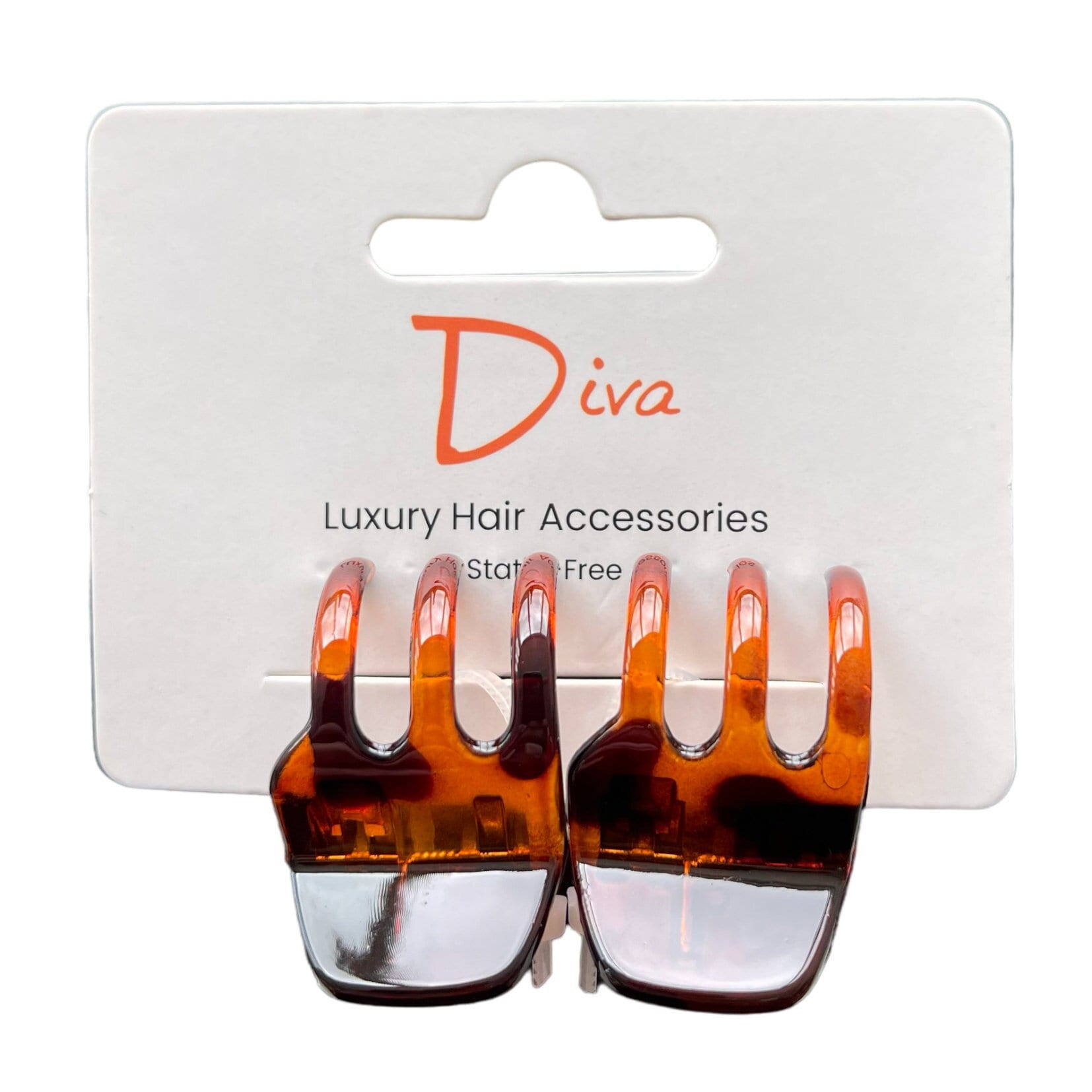 Korean Claw Clips 2-Pack | Acrylic Small Hair Accessories
