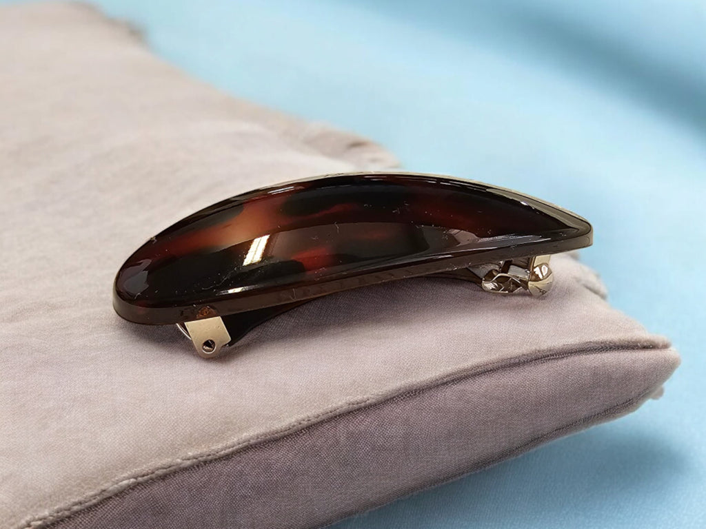 Diva Oval Barrettes 9.5cm | Luxury Hair Accessories | Fine-Medium Hair | Three Colours | Gift for Her | Minimalist Style | Premium Finish