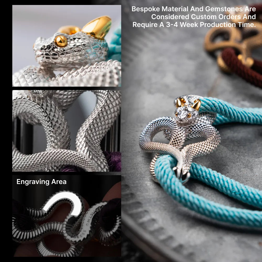 Demon Serpent Rope Bracelet image 6