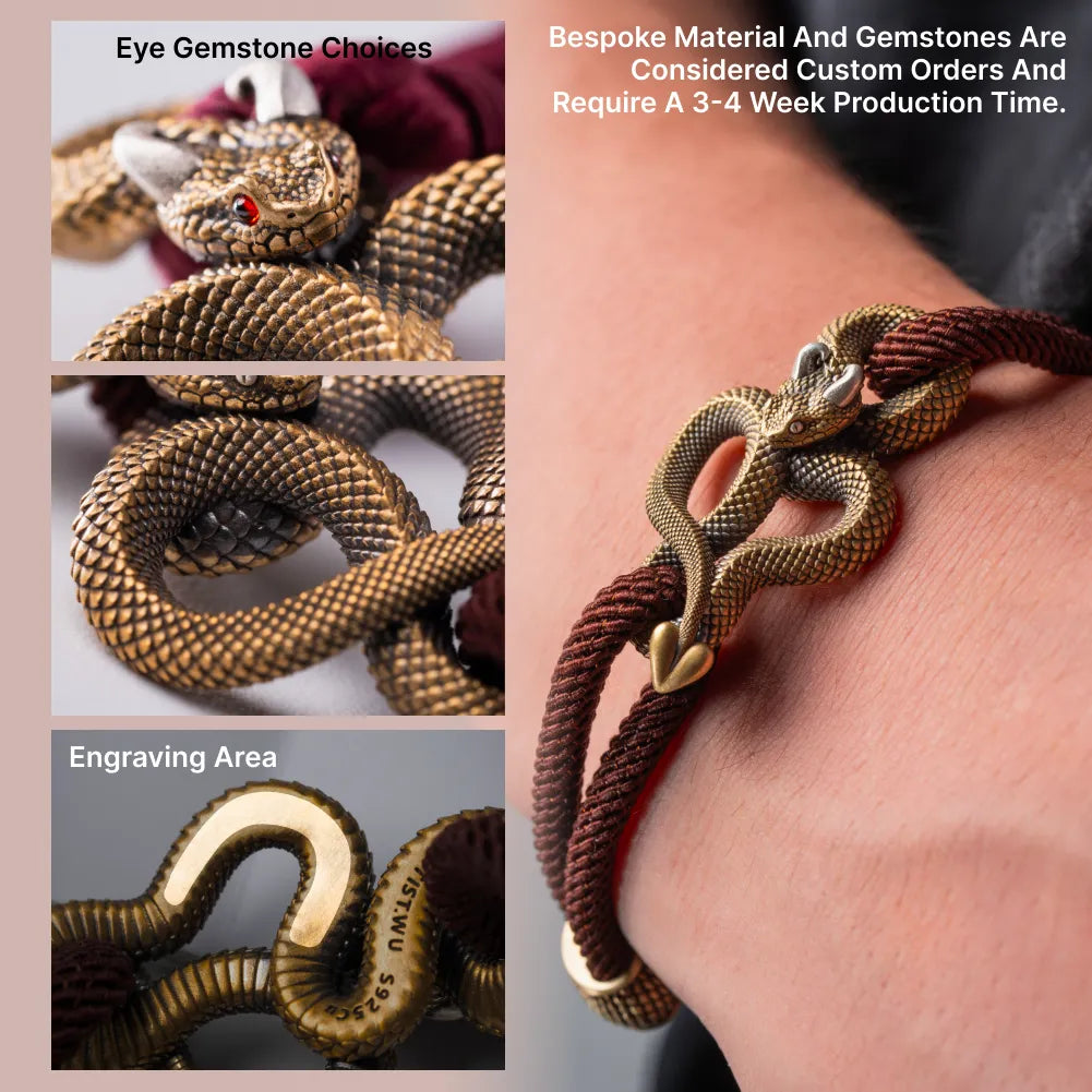 Demon Serpent Rope Bracelet image 6
