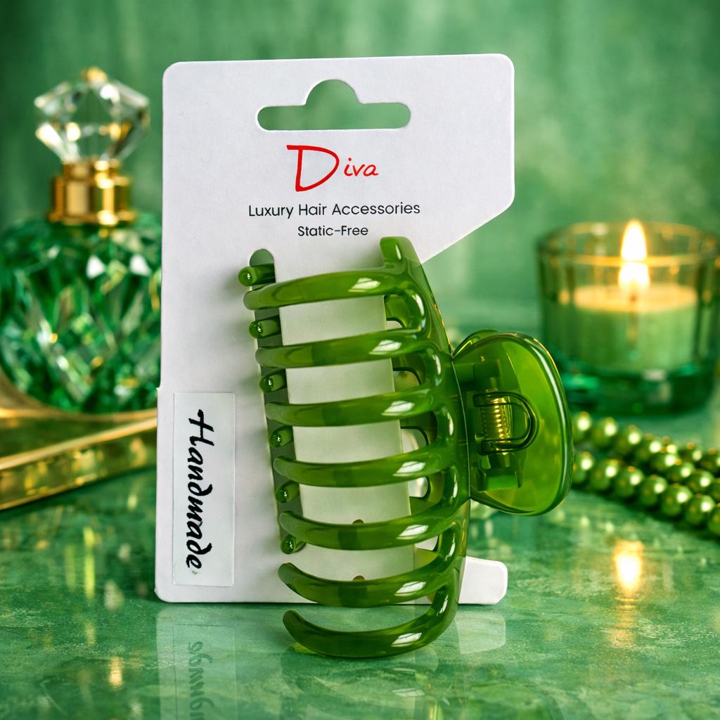 Handmade Bone Hair Claw Clip | Diva Luxury Hair Accessories, 7cm