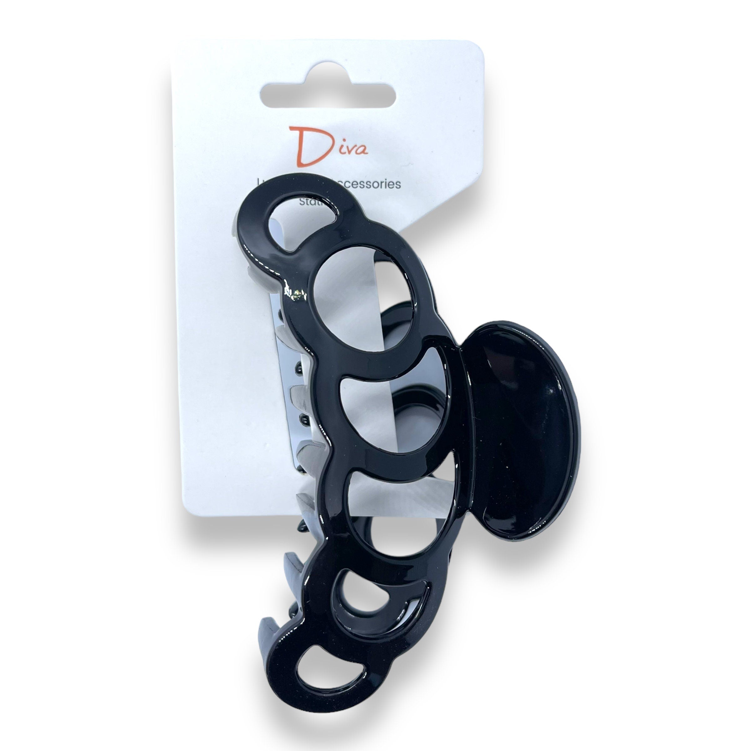 Tortoiseshell Ring Claw Clip | Luxury Acrylic Hair Accessory