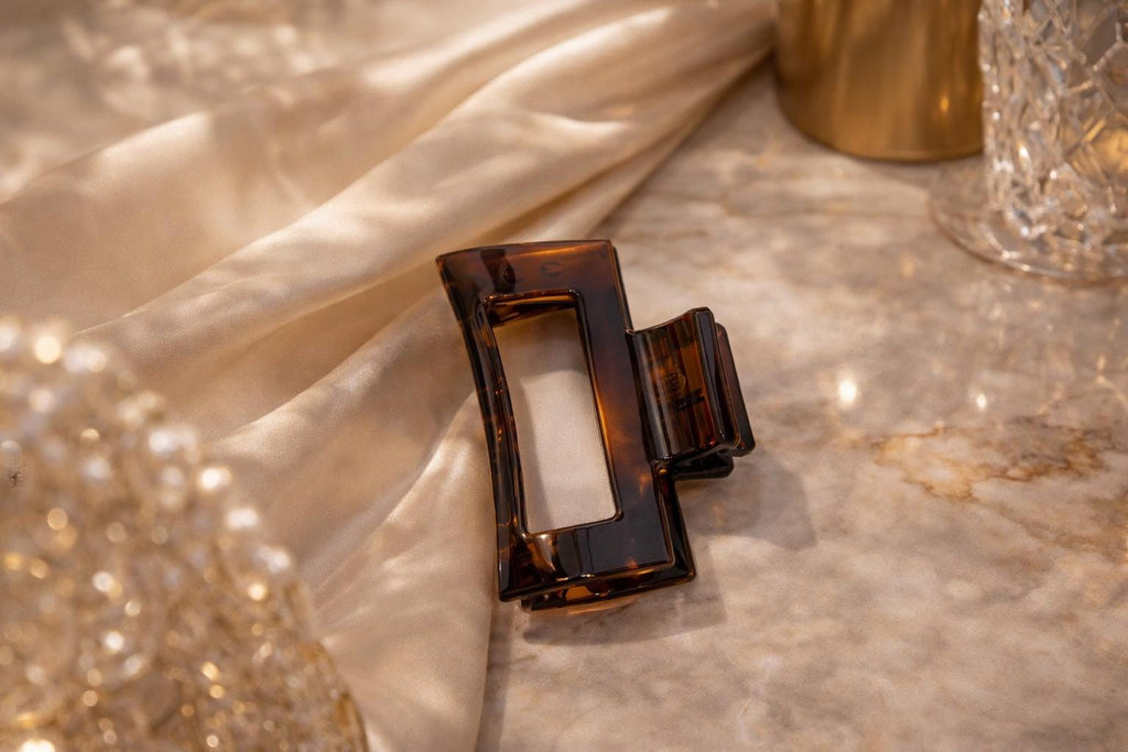 Korean Acrylic Claw Clip | Tortoiseshell Hair Accessories (6cm)