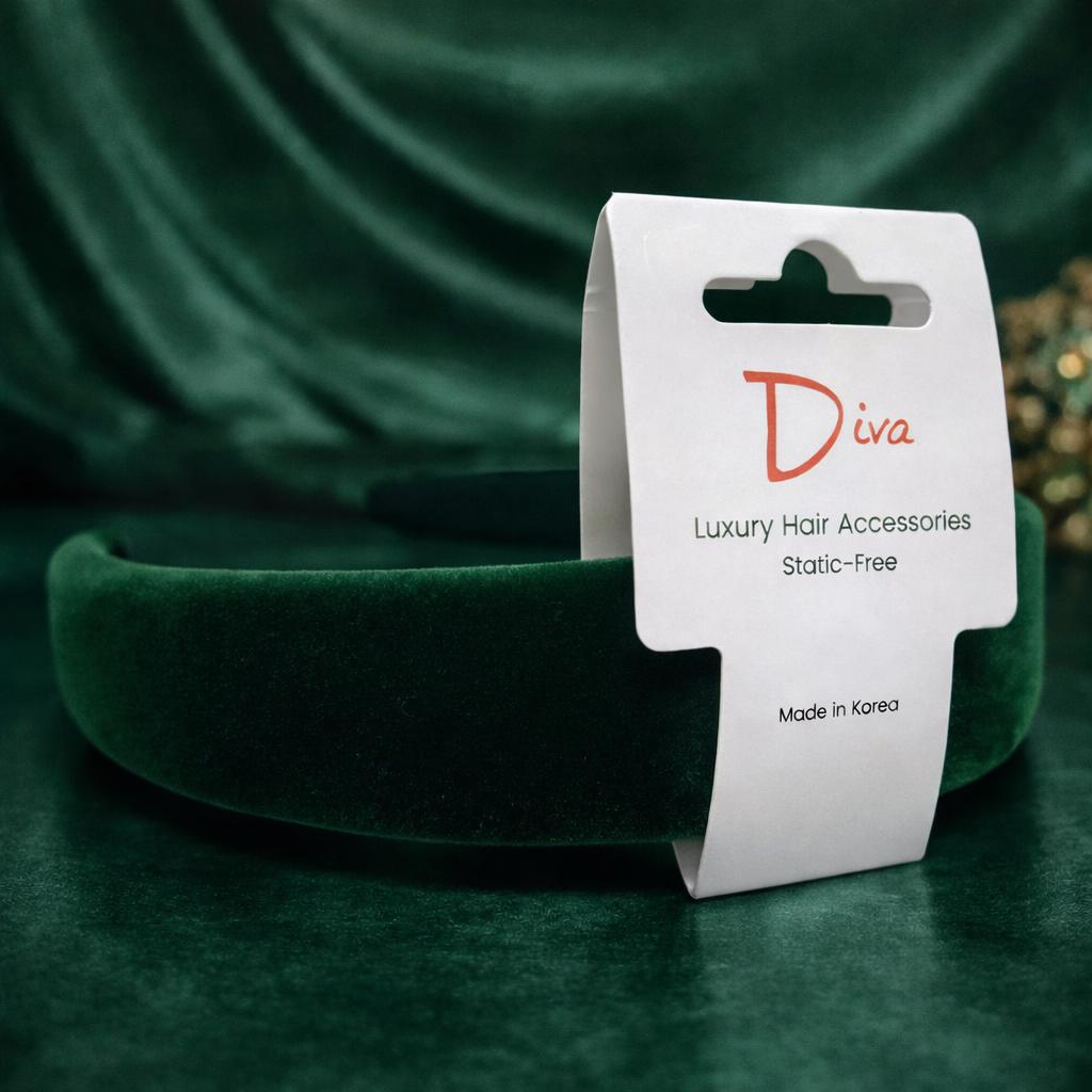 Thick Velvet Headband | Handmade Seams, Static-Free Hair Accessory