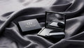 Bamboo Charcoal Oil Absorbing Sheets | Mirror Compact, Puff Applicator