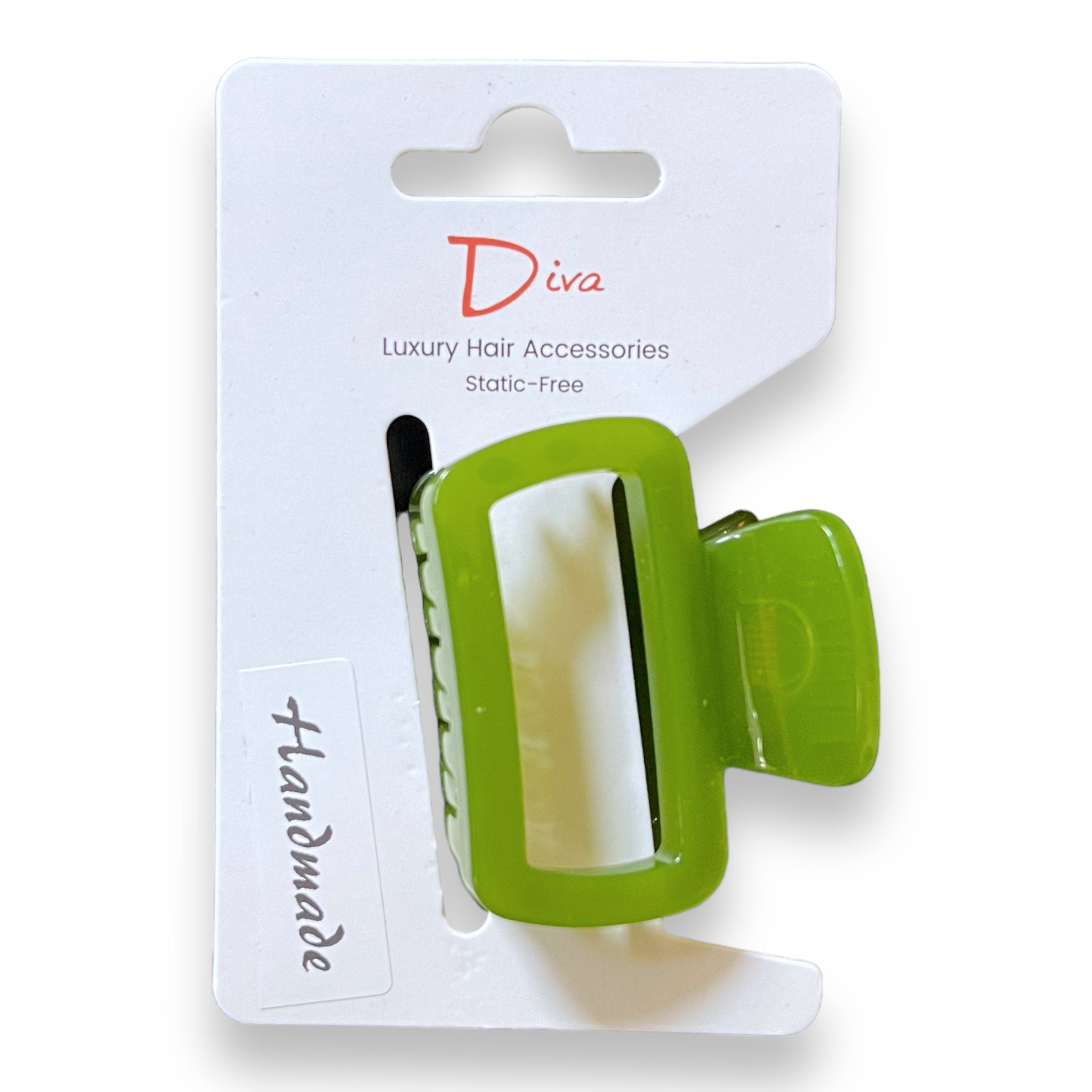 Handmade Square Claw Clip | Strong Hold, Thick Hair (5.5cm)