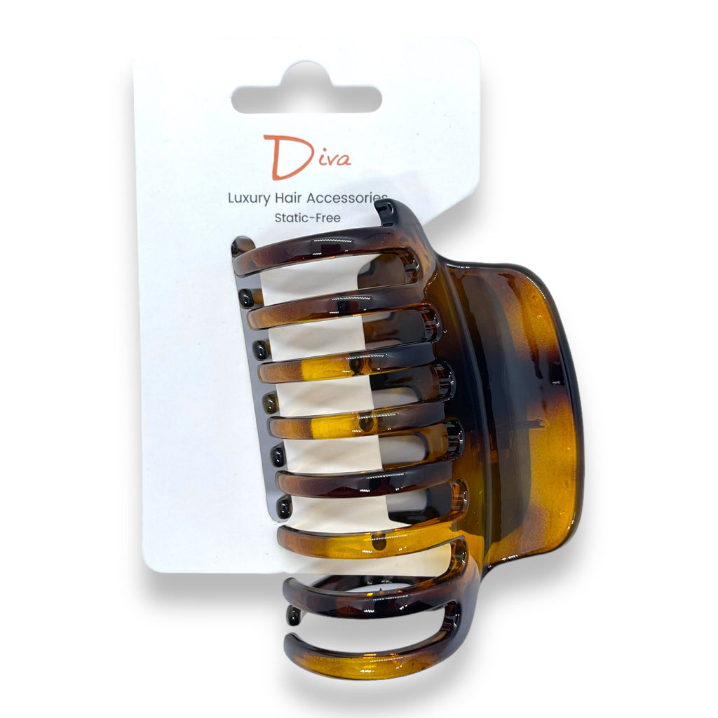 Large Tortoiseshell Hair Claw Clip | Korean Luxury Accessory
