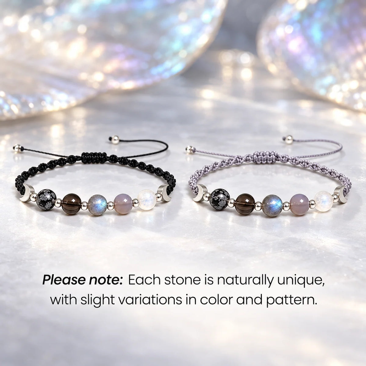 Moon Phases Crystal Bracelet