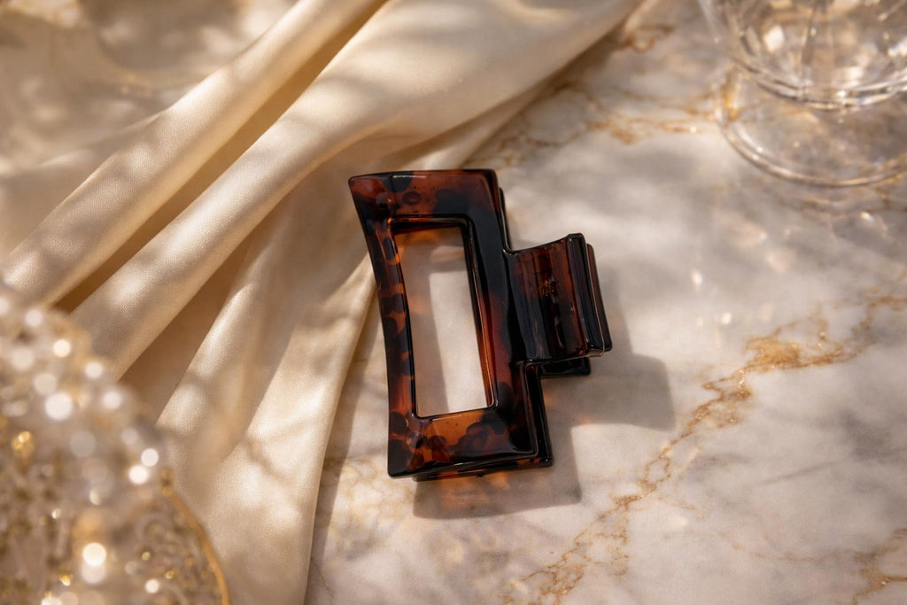 Korean Acrylic Claw Clip | Tortoiseshell Hair Accessories (6cm)