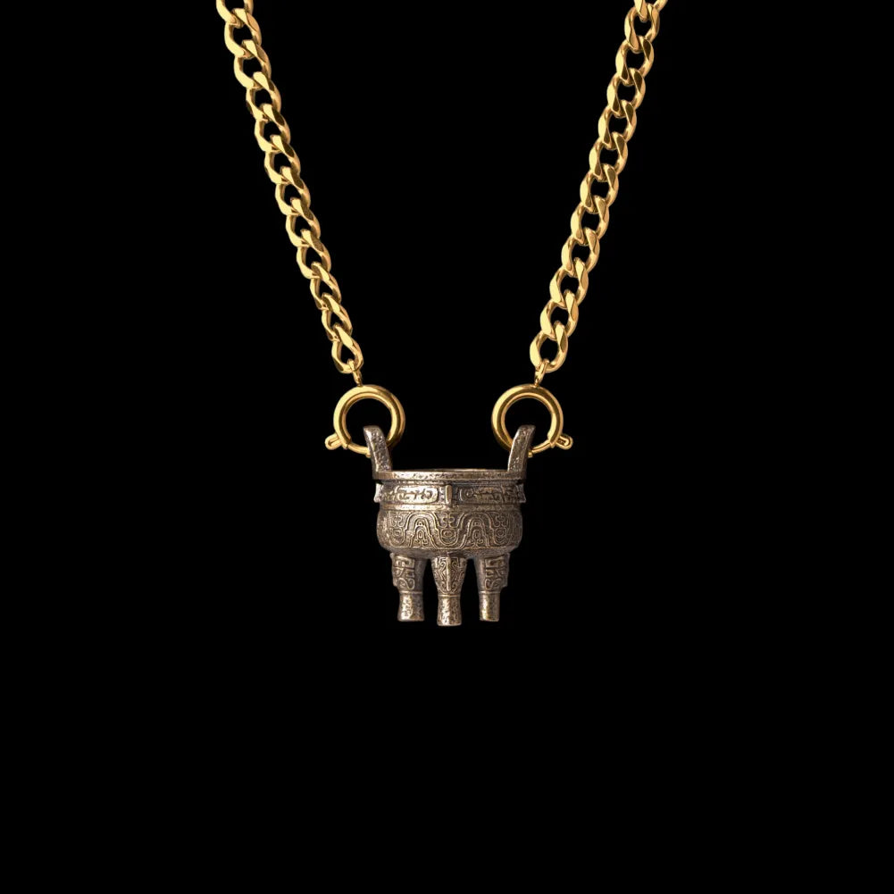 Ancient Chinese Ding Pendant image 19