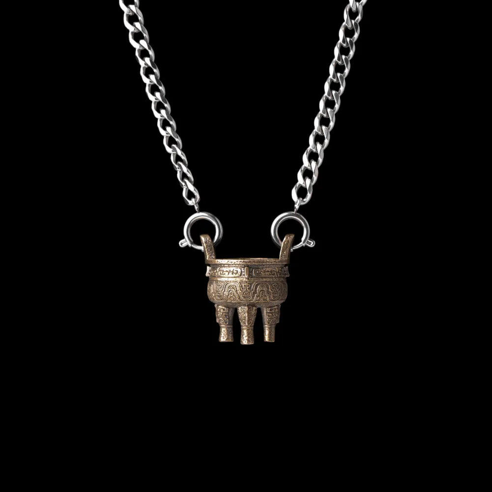 Ancient Chinese Ding Pendant image 20