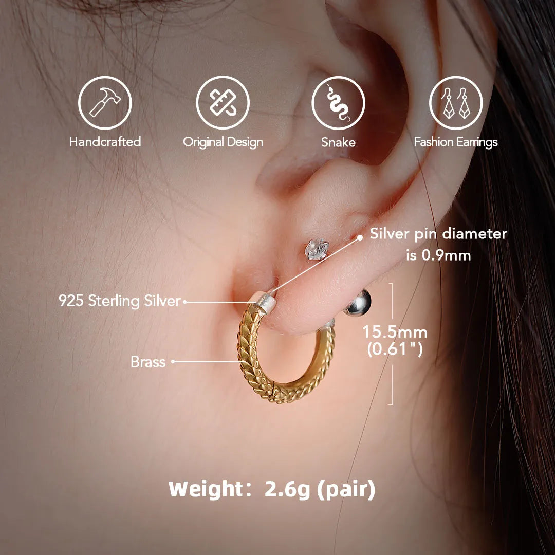 Snake Skin Earrings image 6