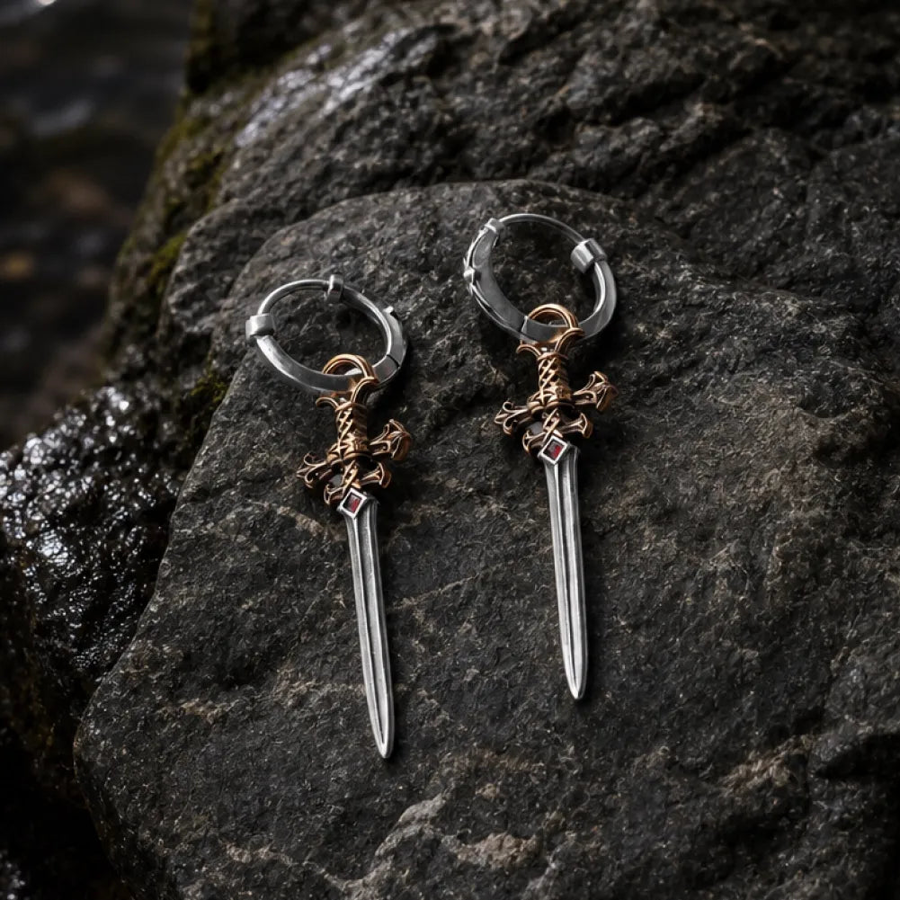 Crimson Sovereign Earrings image 1