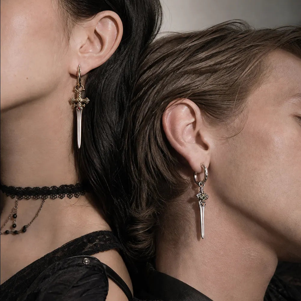 Crimson Sovereign Earrings image 4