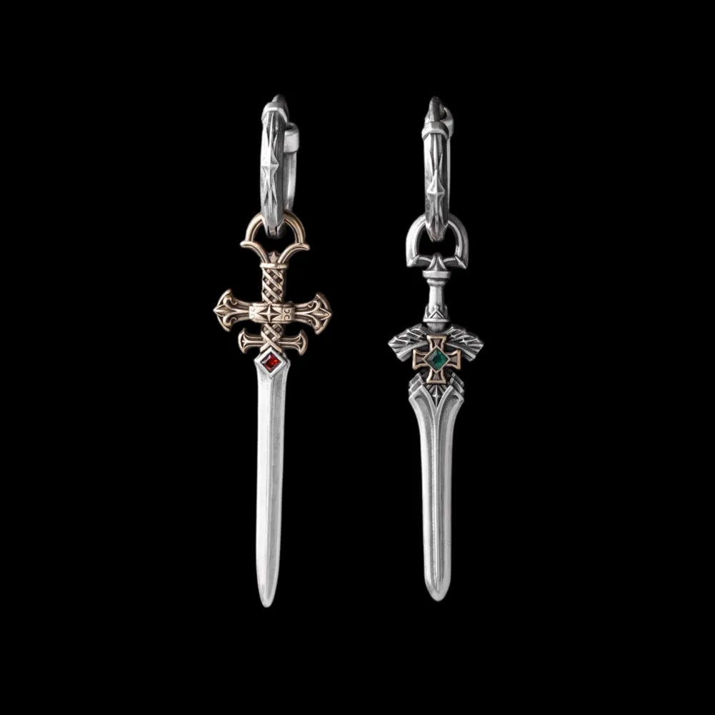 Crimson Sovereign Earrings image 15