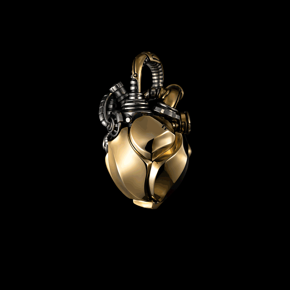 Mechanical Heart Pendant image 1