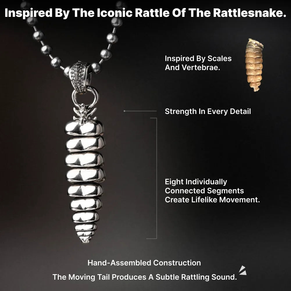 Rattlesnake Tail Pendant image 3