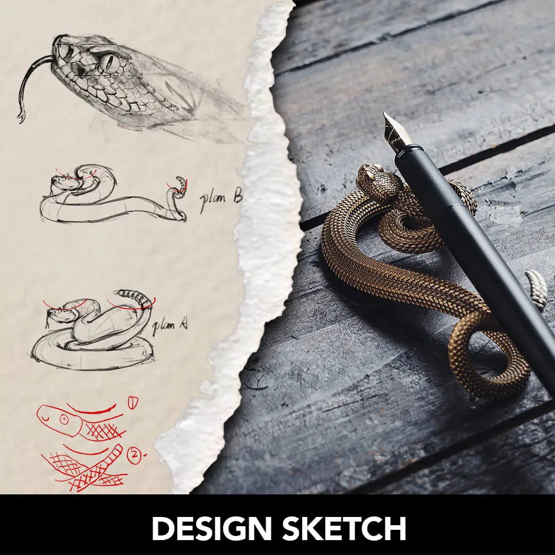 Rattlesnake Pen Holder image 3