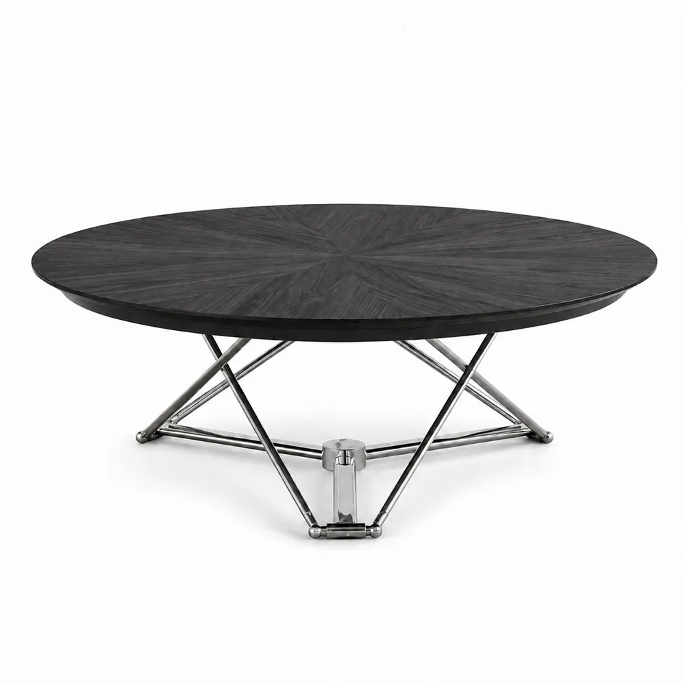 Height-adjustable coffee table detail