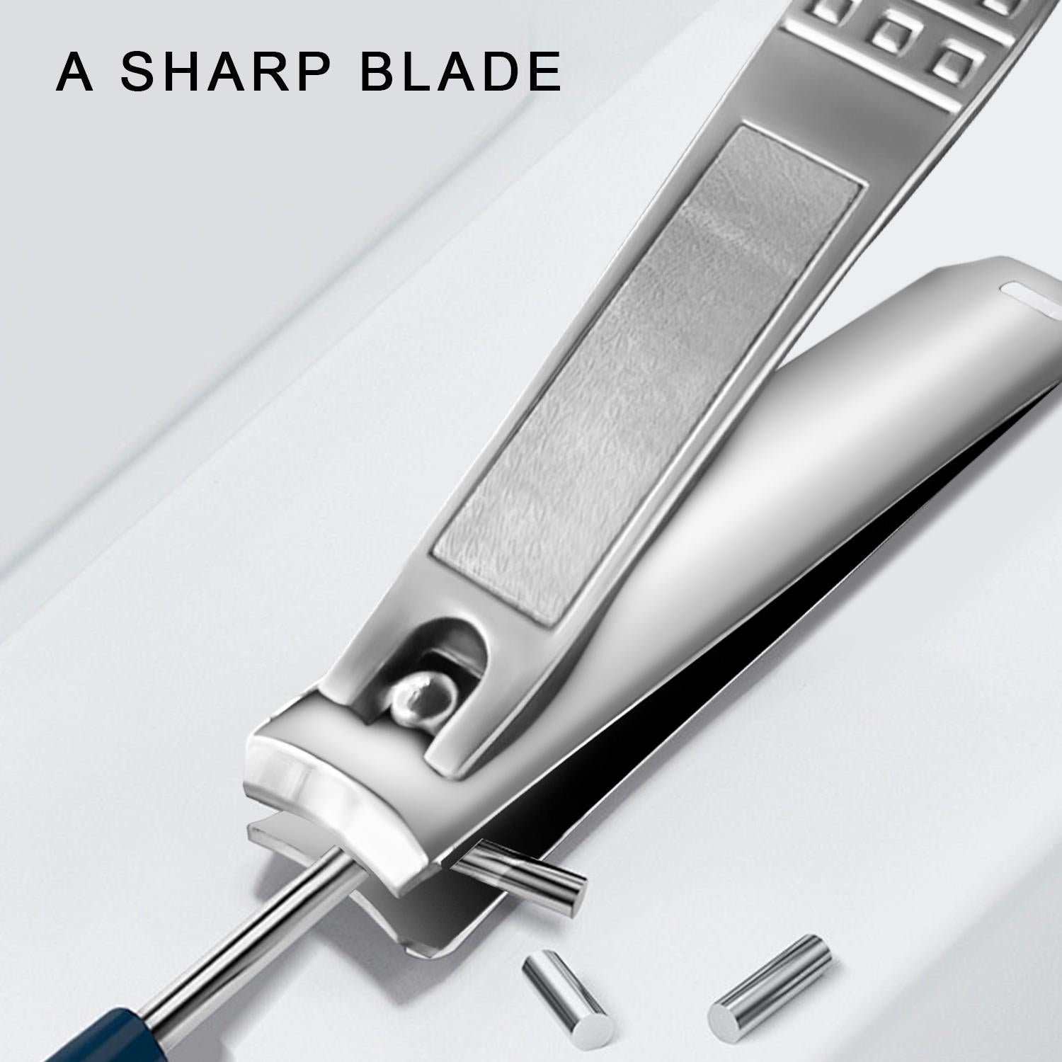 Brushed Stainless Steel Nail Clipper with File | Gift Box