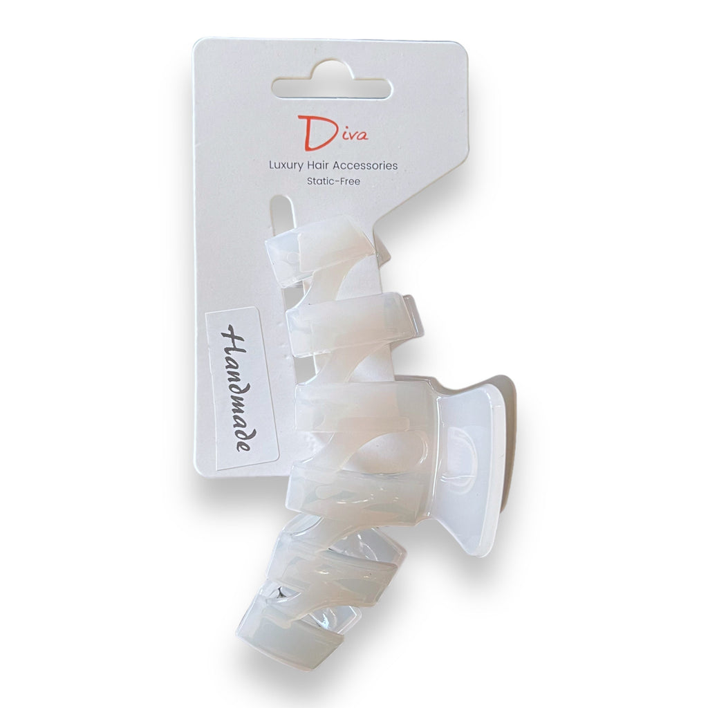 Handmade XLarge Zigzag Claw Clip | Thick Hair Accessory
