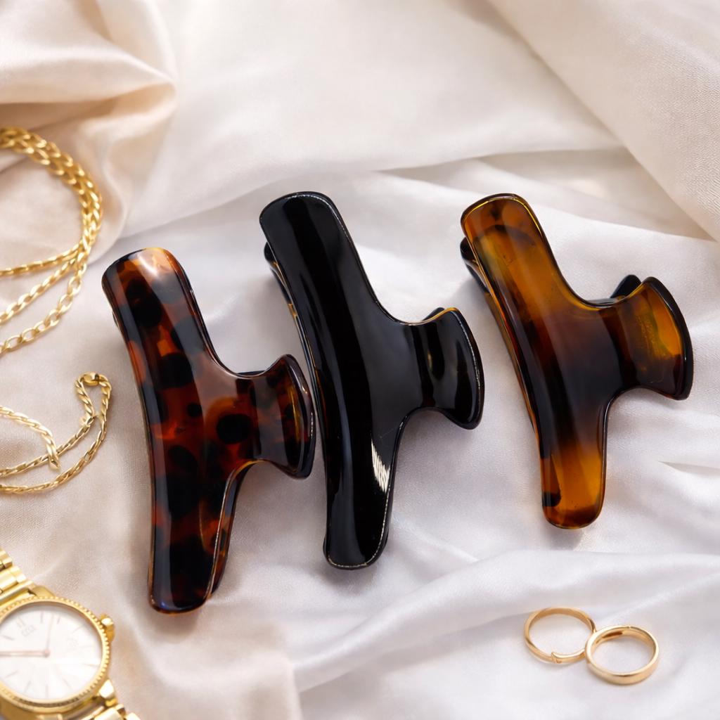 Tortoiseshell Claw Clip | Korean Acrylic Hair Clip, 6cm