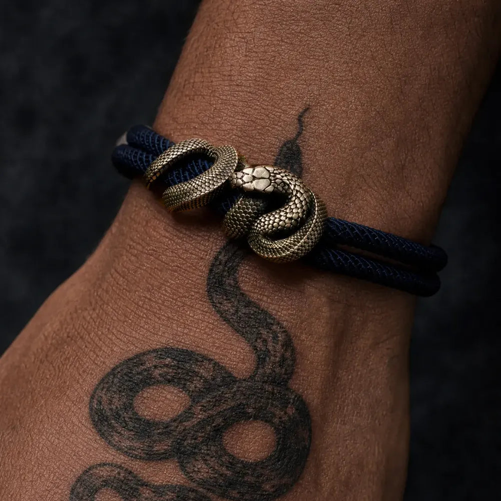 Black Mamba Rope Bracelet image 1
