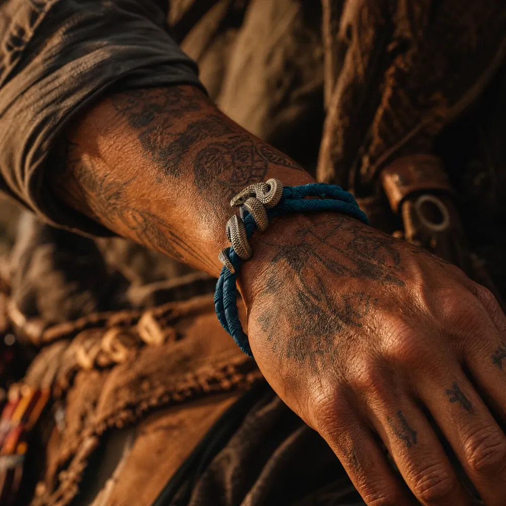 Black Mamba Rope Bracelet image 3