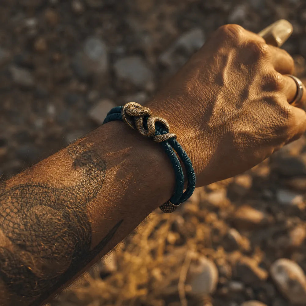 Black Mamba Rope Bracelet image 4