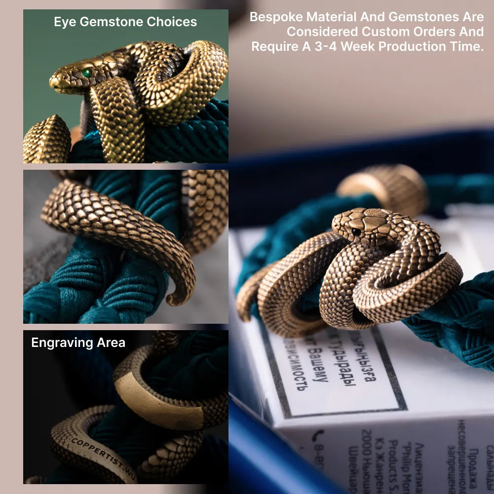 Black Mamba Rope Bracelet image 6