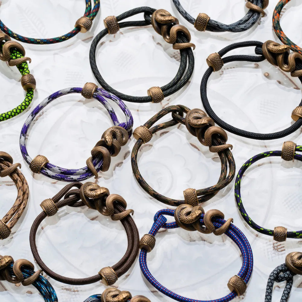 Black Mamba Rope Bracelet image 7