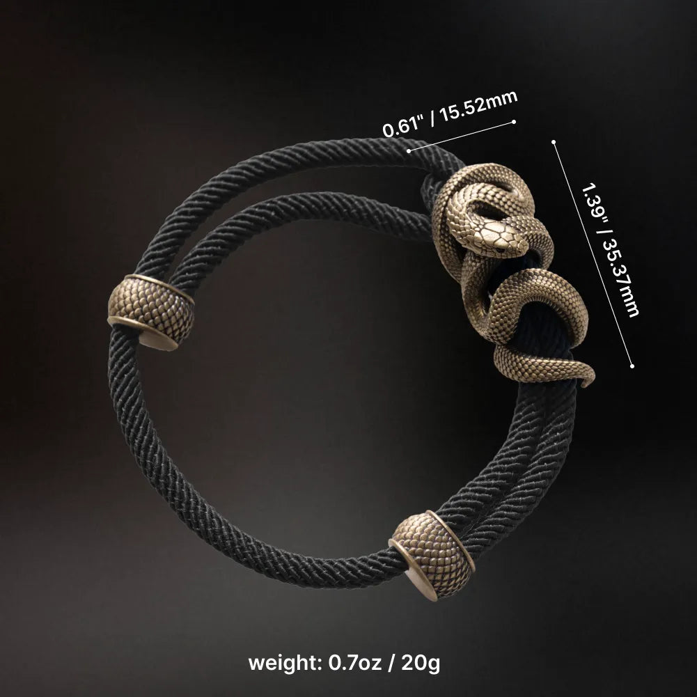Black Mamba Rope Bracelet image 9
