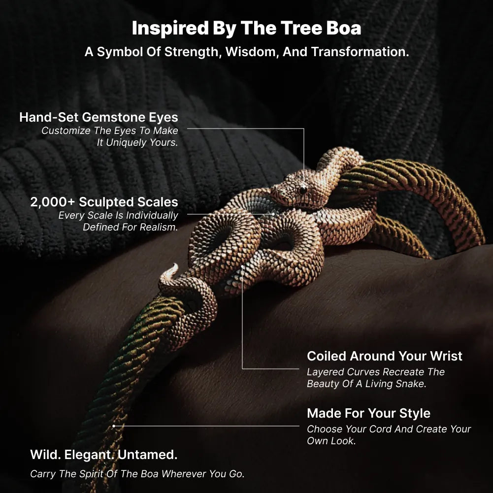 Tree Boa Rope Bracelet image 1