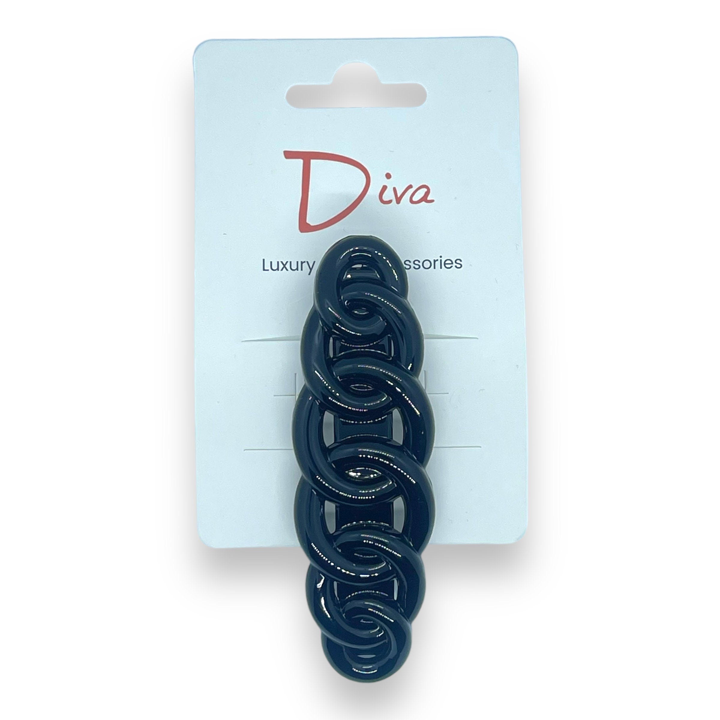 Tortoiseshell Ring Barrette | Diva Korean Hair Clip, Fine-Medium Hair