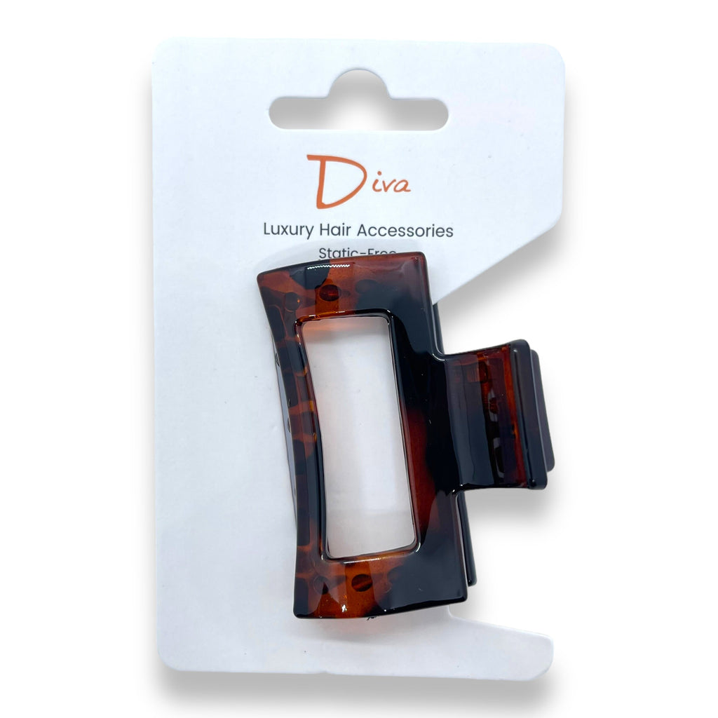 Korean Acrylic Claw Clip | Tortoiseshell Hair Accessories (6cm)