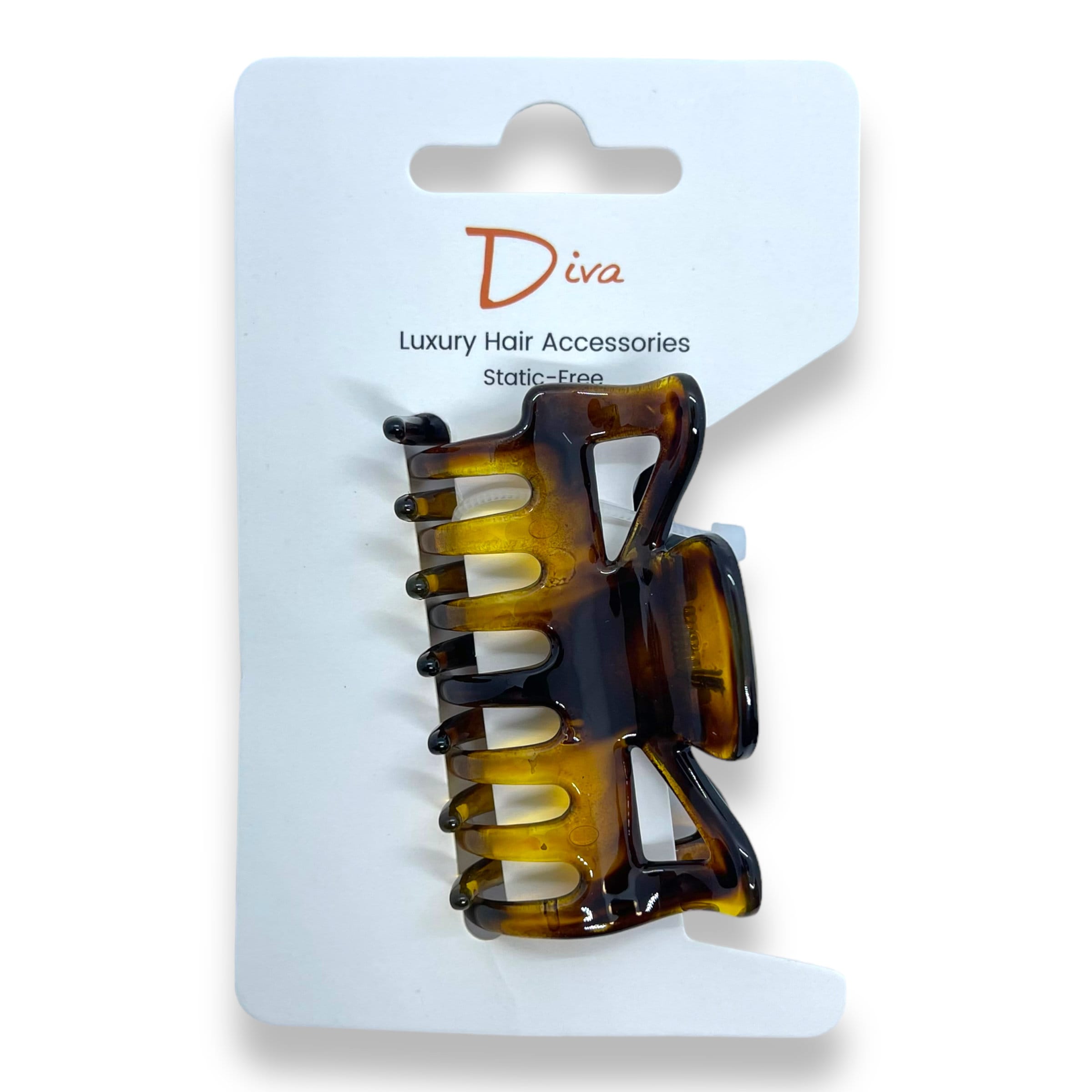 Tortoiseshell Acrylic Claw Clip | Korean Hair Accessories, Medium 6cm