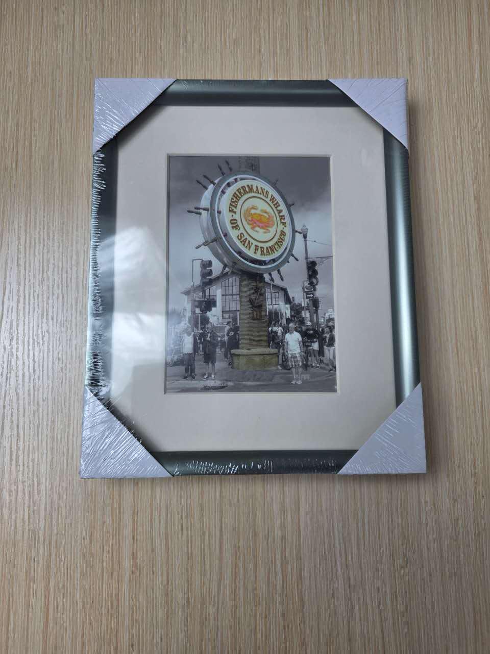 Metal Shadow Box Picture Frame with String Clips