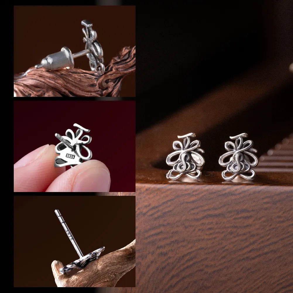 Lotus Talisman Stud Earrings image 8