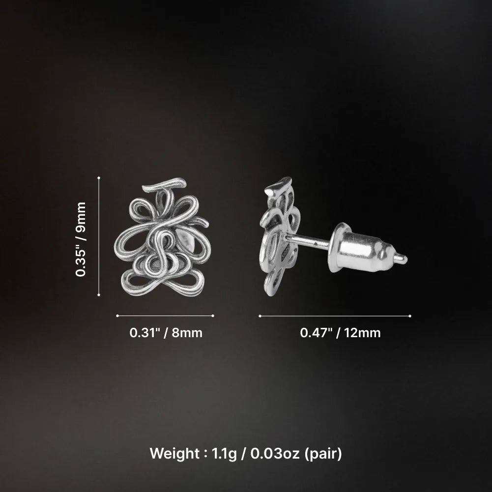 Lotus Talisman Stud Earrings image 10