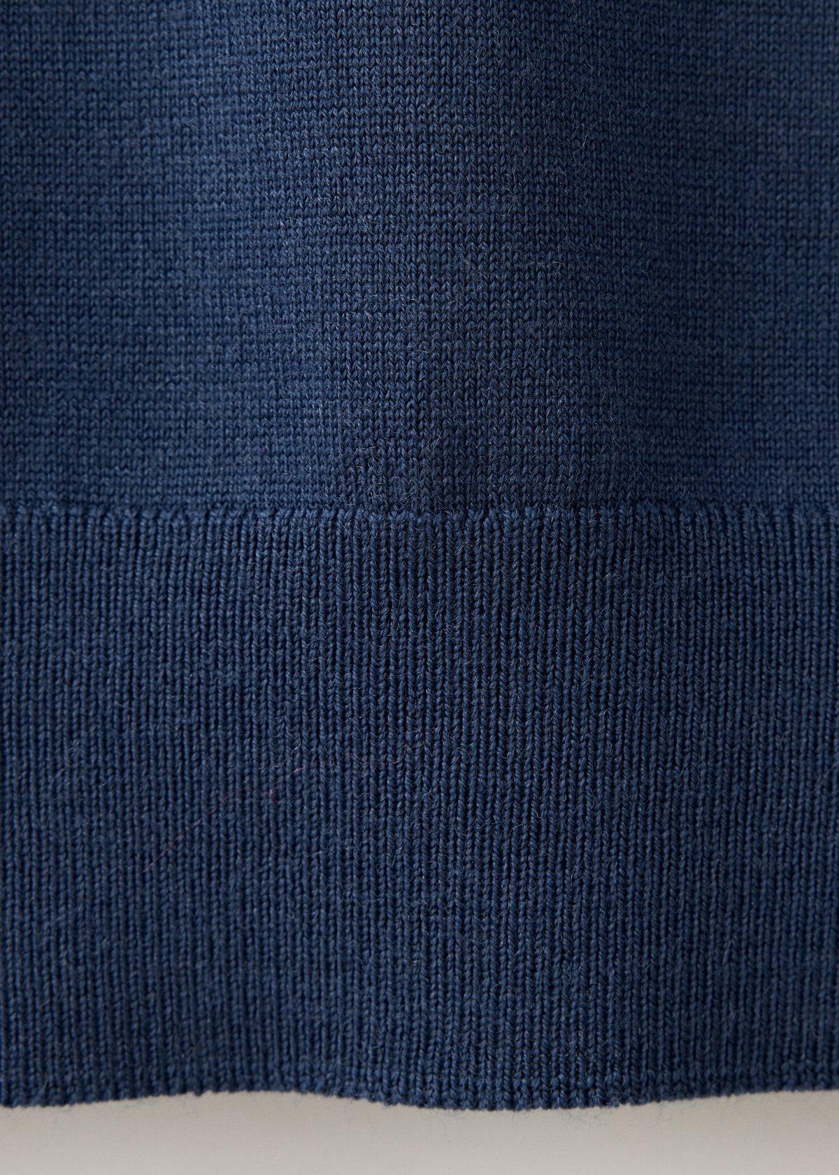 Merino Wool Mock Neck Jumper in Night Blue - view 08