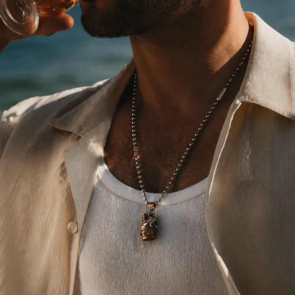 Octopus Capsule Pendant image 1