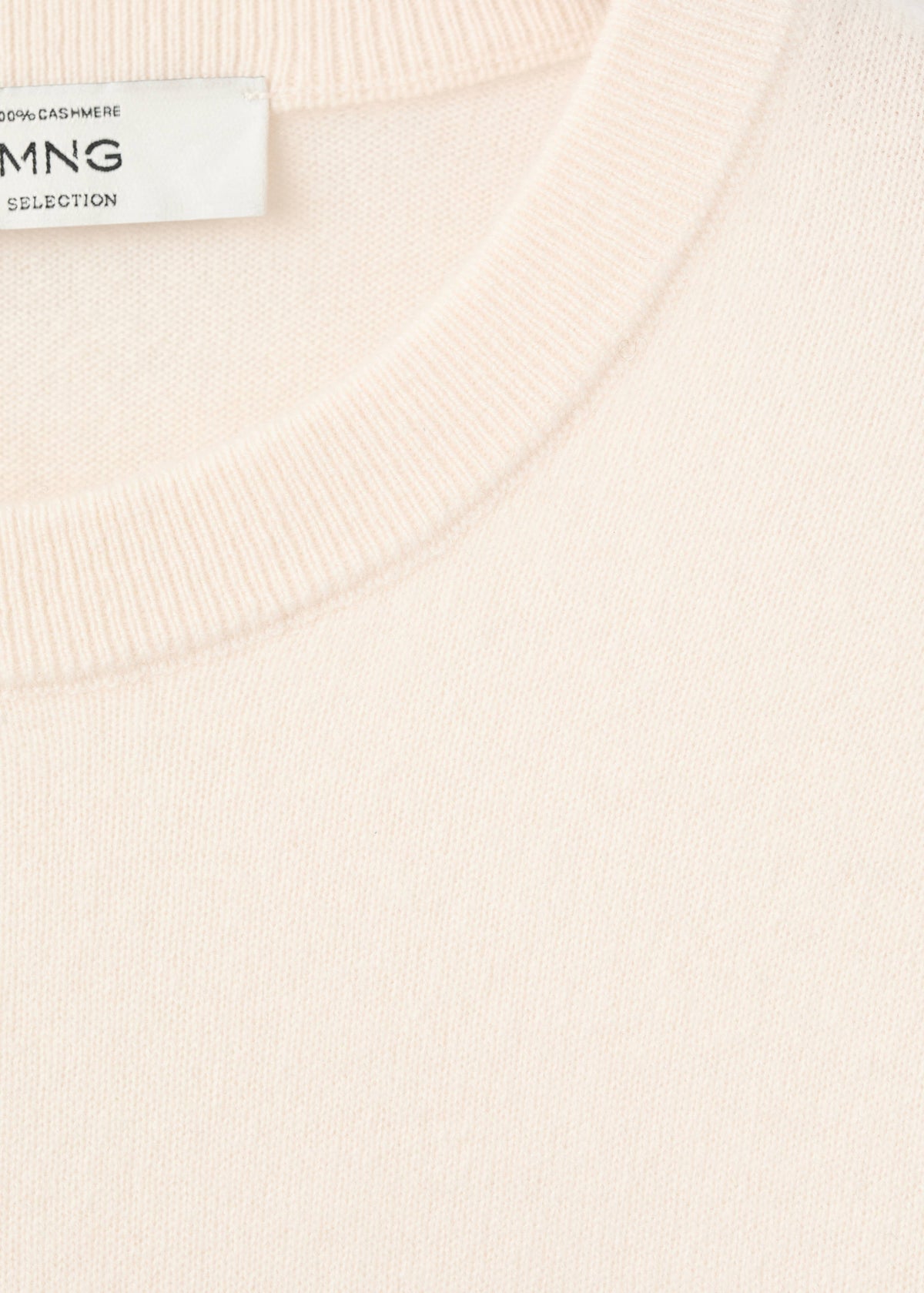 Pure Cashmere Crew Neck Jumper in Ivory White - view 08