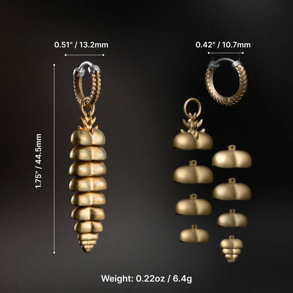 Rattlesnake Tail Earrings image 14