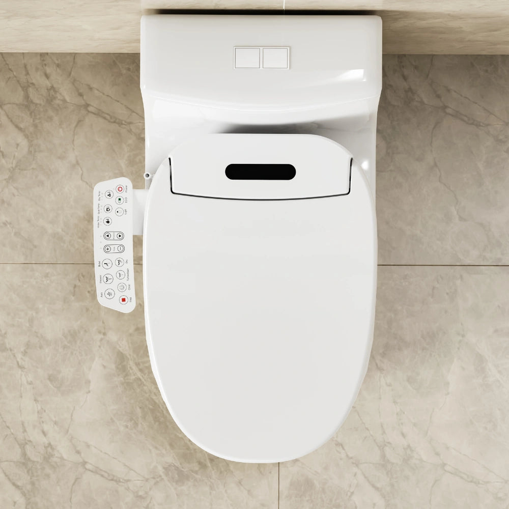 Bidet seat dimensions and bathroom comfort details