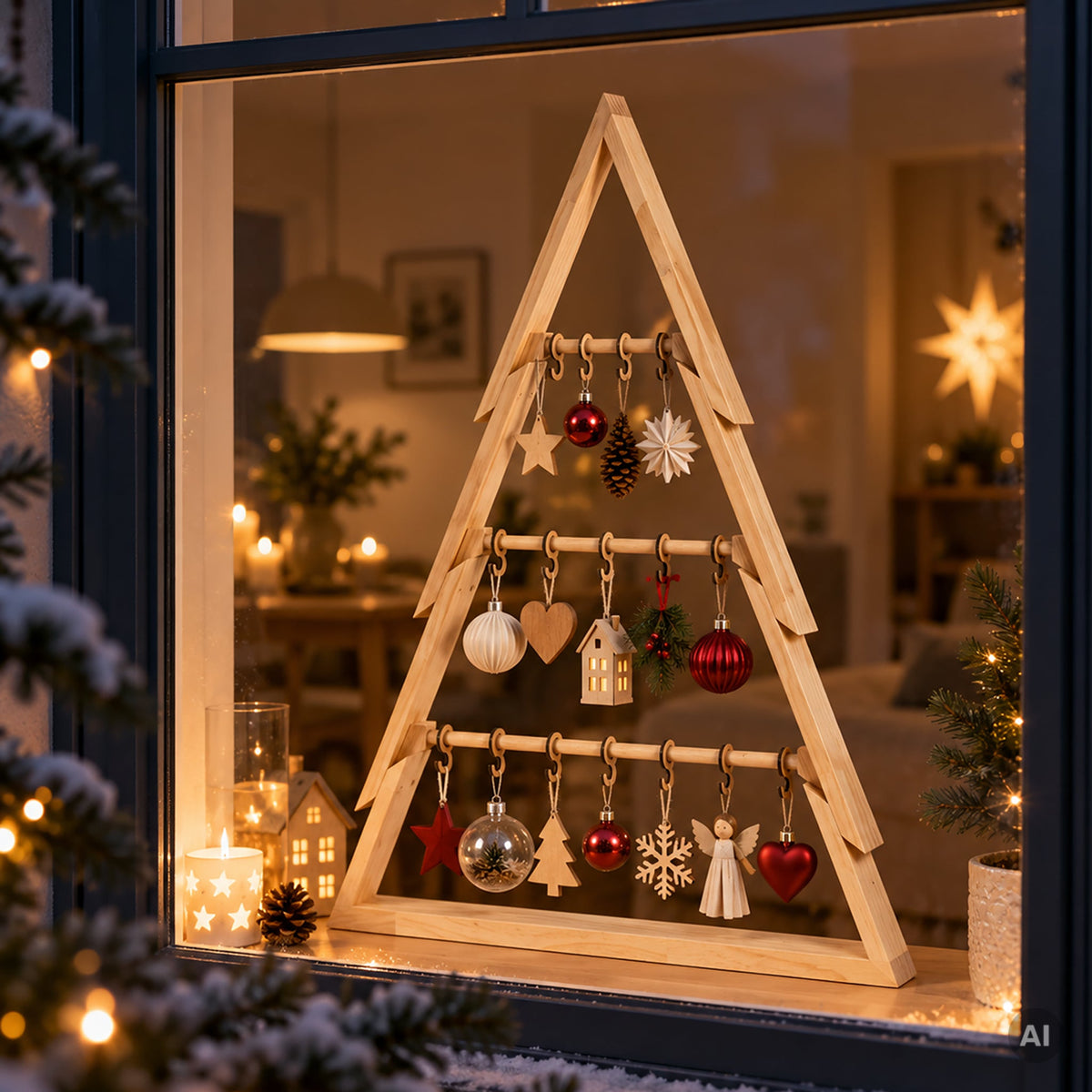 Wooden Christmas Tree Display XL 100 cm image 6