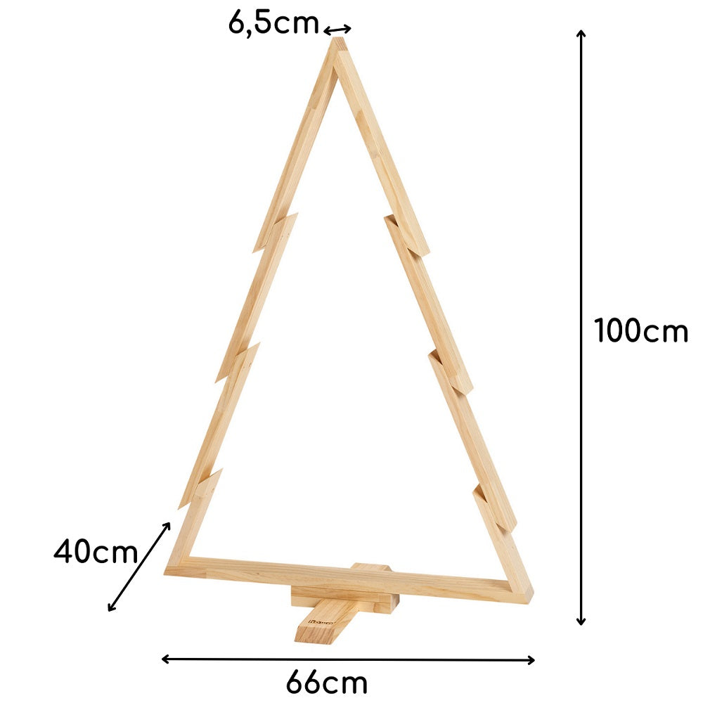 Wooden Christmas Tree Display XL 100 cm image 8