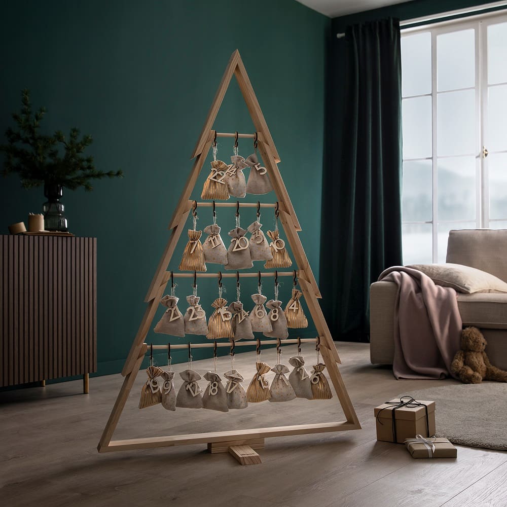 Wooden Christmas Tree Display XXL 134 cm image 3